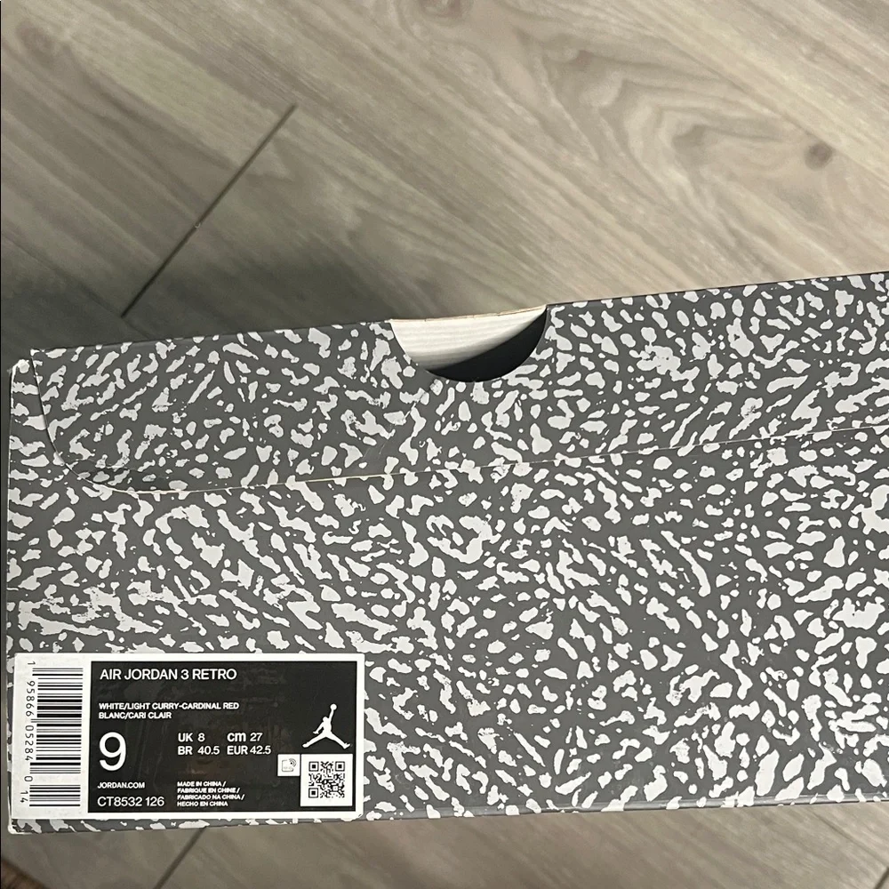 Air Jordan 3 Retro Cardinal Red (9)